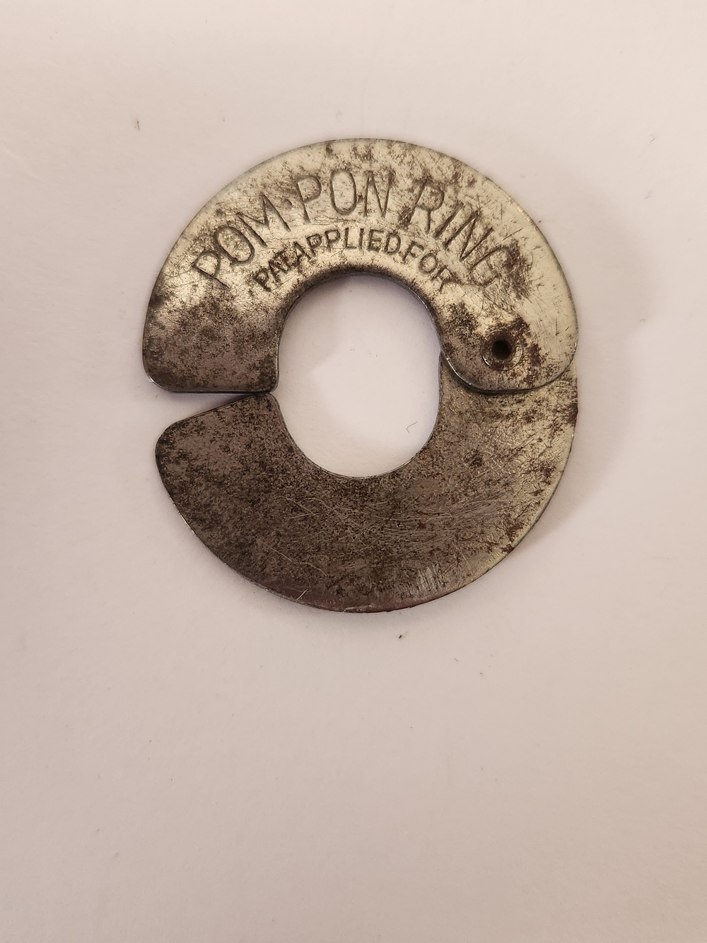 Vintage Pom Pon Maker Metal Ring For Making Pom Poms